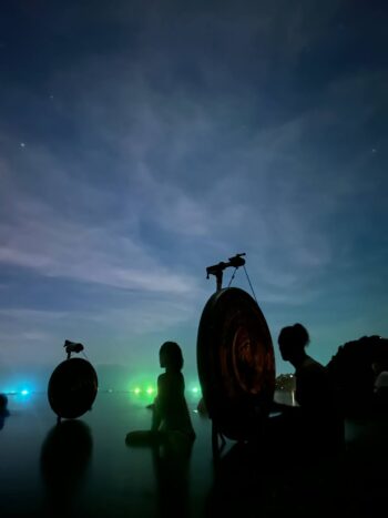 Sound healing session at Aum Sound Healing Center on Koh Phangan