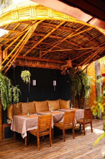 Modern European and Thai restaurant interior at Catch in Koh Phangan