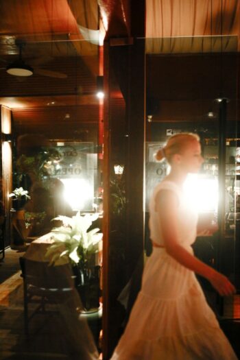 Modern European and Thai restaurant interior at Catch in Koh Phangan