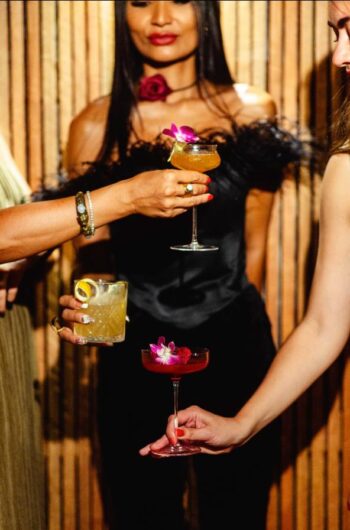 Catch Koh Phangan event atmosphere with music, cocktails, and dinner service