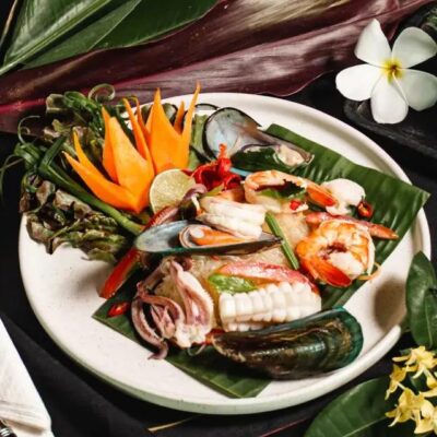 Authentic Thai dish at Catch restaurant on Koh Phangan from the Thai Heritage menu