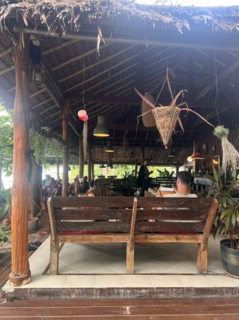 Baan Manali Beach Café Koh Phangan restaurant interior