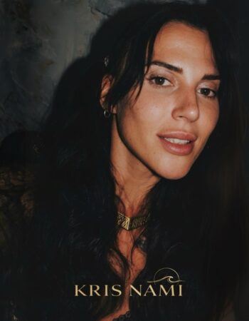 DJ Kris Nami playing an organic house sunset set at Bluerama Koh Phangan