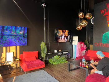 Woody Weed Pecker lounge interior on Koh Phangan