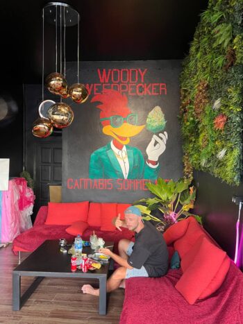 Woody Weed Pecker lounge interior on Koh Phangan