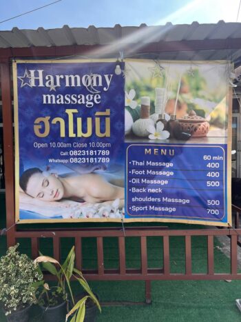 massage price list Koh Phangan spa services cost