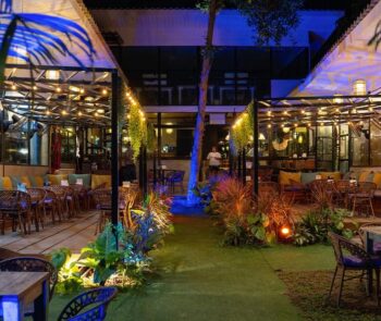 Tipsy Cocktail Bar interior in Srithanu Koh Phangan