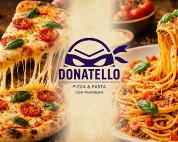 Pizza and pasta at Donatello Pizza and Pasta Koh Phangan