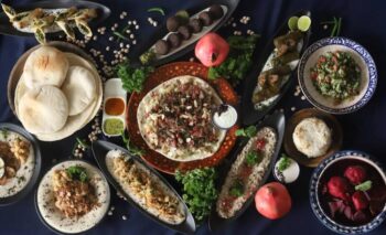 Shawarma and Middle Eastern dishes at Baharat House of Shawarma Koh Phangan