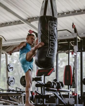 M19 Muay Thai gym interior and training area Koh Phangan