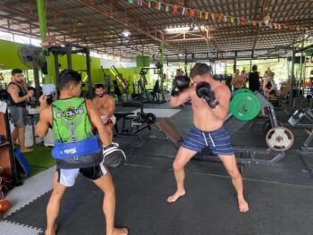 Evolve Health Club gym interior and fitness area Koh Phangan