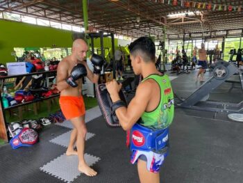 Evolve Health Club gym interior and fitness area Koh Phangan