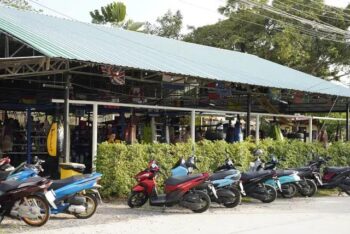 Diamond Muay Thai gym interior and training area on Koh Phangan