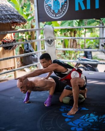 Rittisak Muay Thai gym interior and training area on Koh Phangan