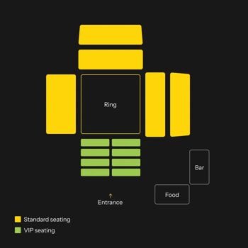 Jaroenrit Stadium Muay Thai ring and seating area Koh Phangan
