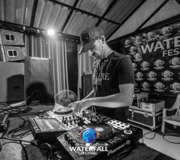 Jordan Love performing a live DJ set in Koh Phangan