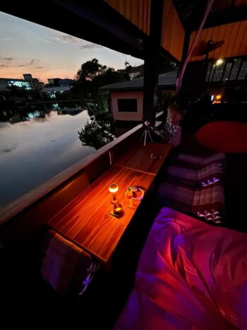 MBAR Hostel Haad Rin interior and social common area on Koh Phangan