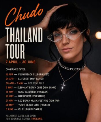 female DJ portrait melodic techno artist CHUDO