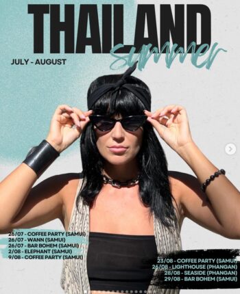 female DJ portrait melodic techno artist CHUDO