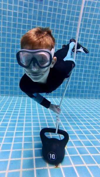 Freediving lesson at Apnea Kids Koh Phangan