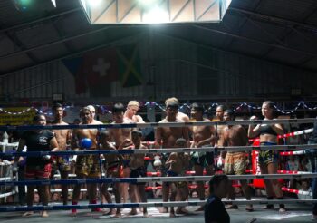 Chinnarach Stadium Muay Thai ring on Koh Phangan