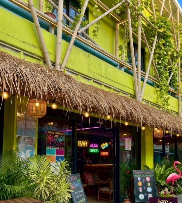 DISCO ZOO Bar and Hostel interior in Haad Rin Koh Phangan