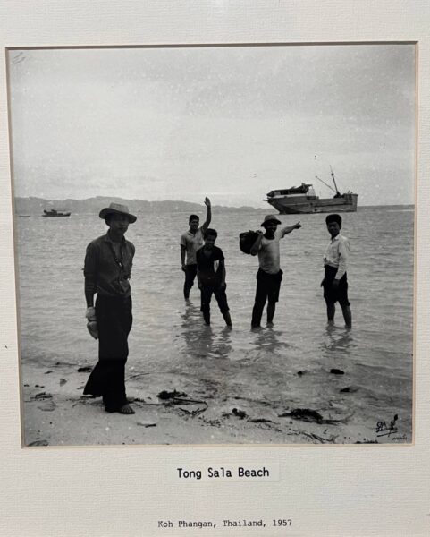 Local residents at Thong Sala Beach on Koh Phangan in 1957
