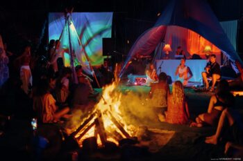 Live meditative concert and jam night at Aum Sound Healing Center on Koh Phangan