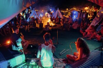 Live meditative concert and jam night at Aum Sound Healing Center on Koh Phangan