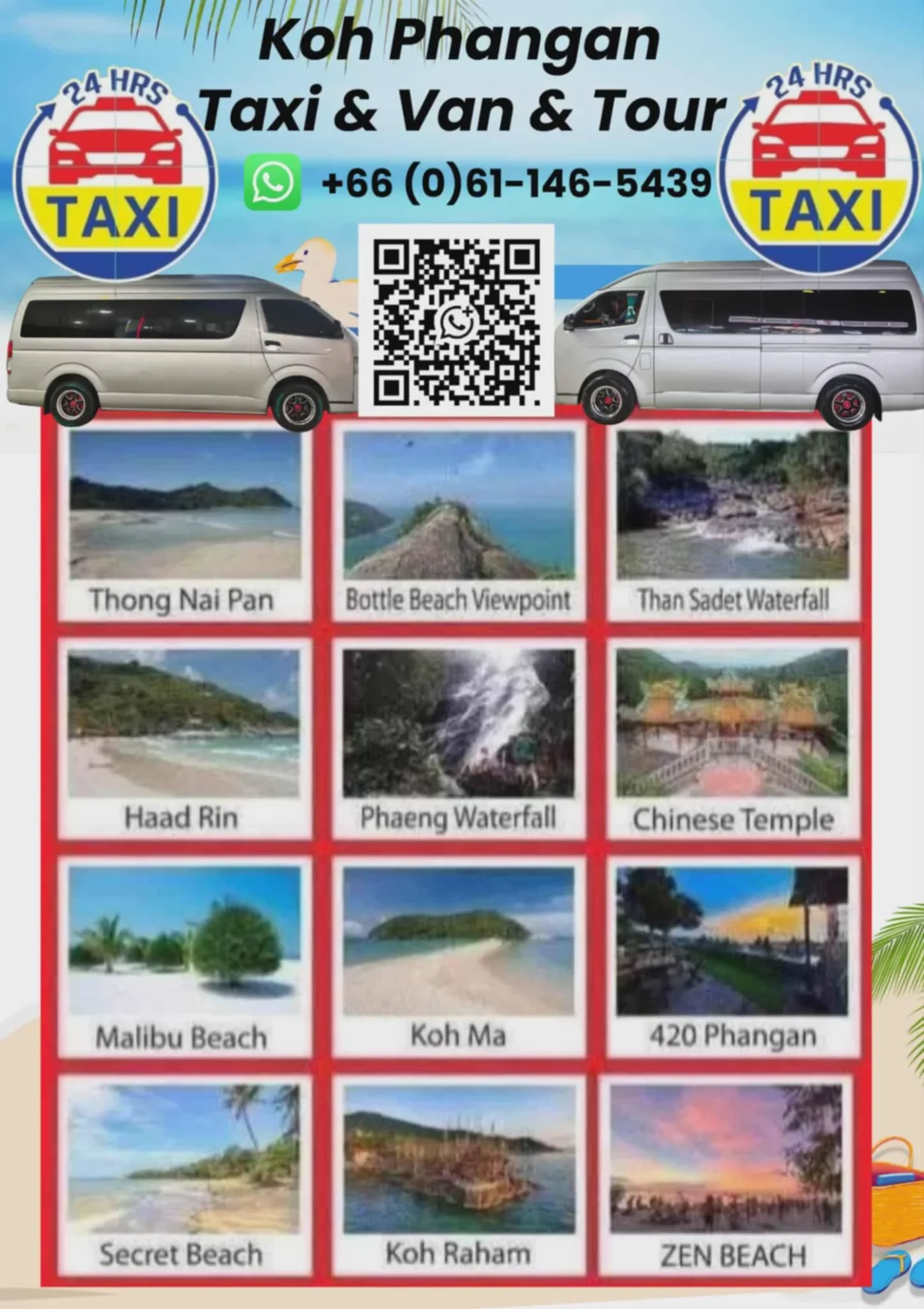 Songthaew taxi on Koh Phangan