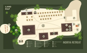 Indriya Retreat Koh Phangan yoga space surrounded by jungle