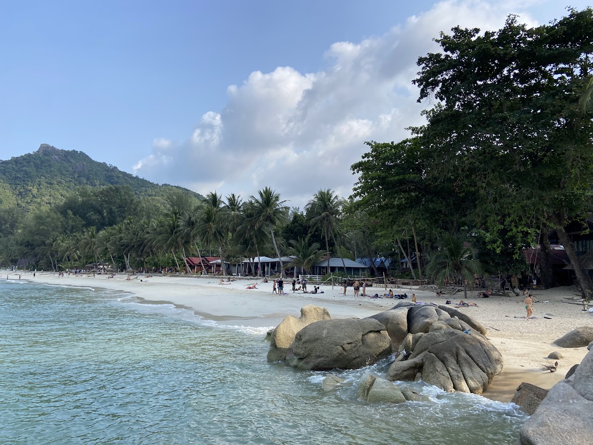 Bottle Beach on Koh Phangan – Stunning view of the secluded beach and crystal-clear water.