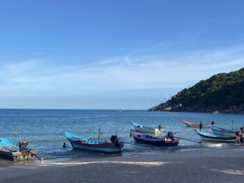 Taxi Boat at Haad Rin Beach, Koh Phangan