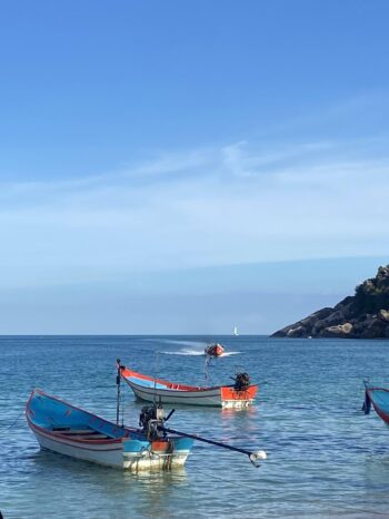 Taxi Boat at Haad Rin Beach, Koh Phangan