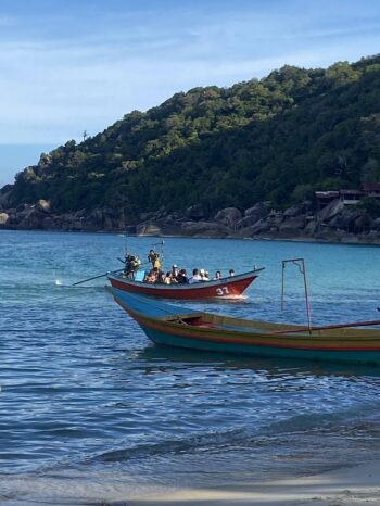 Taxi Boat at Haad Rin Beach, Koh Phangan