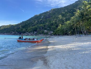 Taxi Boat at Haad Rin Beach, Koh Phangan
