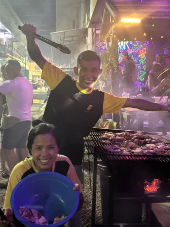 MBAR Hostel Haad Rin interior and social common area on Koh Phangan