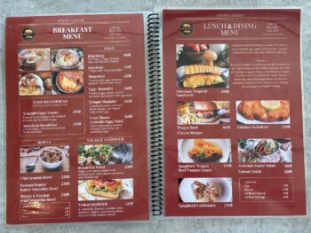 Thai dishes at Mystic Lounge Cafe & Restaurant Koh Phangan