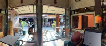 Mystic Lounge Cafe & Restaurant Koh Phangan open-air interior with bar