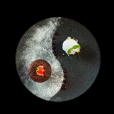 Modern European dish served at Catch restaurant on Koh Phangan