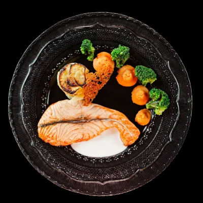 Modern European dish served at Catch restaurant on Koh Phangan