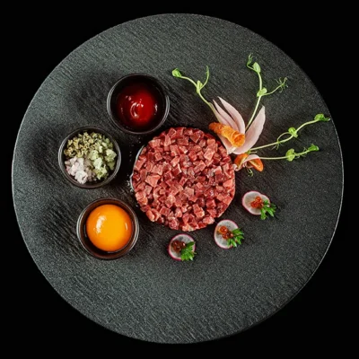 Modern European dish served at Catch restaurant on Koh Phangan