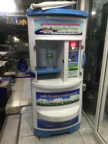 Water refill station for 1 baht per liter on Koh Phangan, Thailand