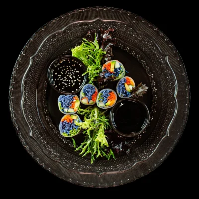 Modern European dish served at Catch restaurant on Koh Phangan